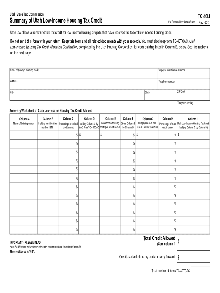 Credits UtahCredits Utah Income TaxesUtah State Tax CommissionCurrent Forms Utah State Tax CommissionCredits Utah