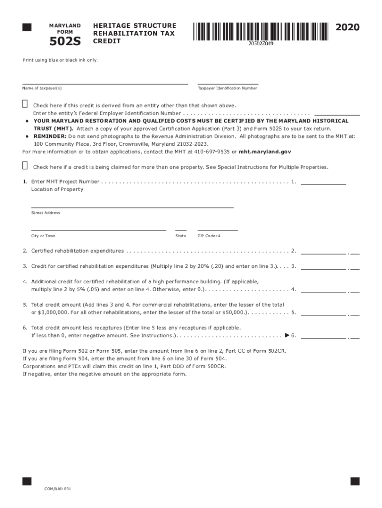  Tax Credits and Deductions for Individual TaxpayersTax Credit Programs MarylandTax Credits and Deductions for Individual Taxpaye 2020