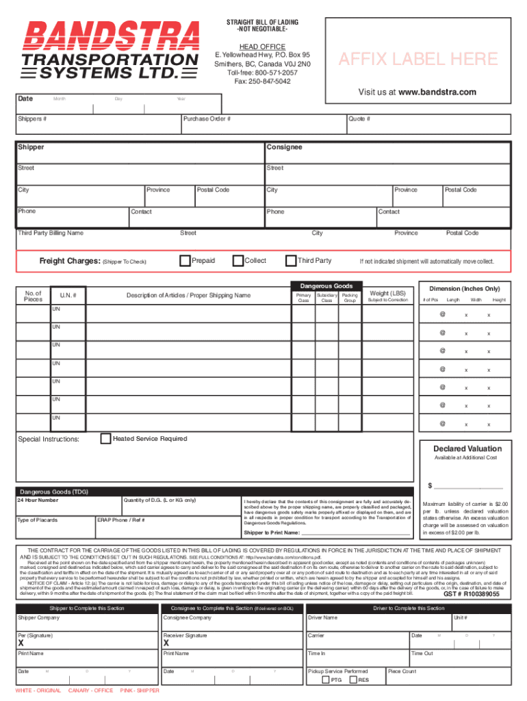 Yellowhead Hwy, P  Form