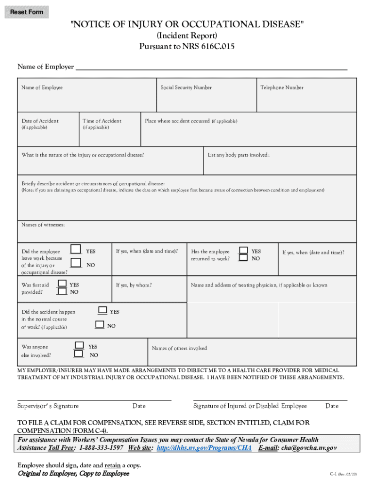  C1 Fillable Form 2020-2024
