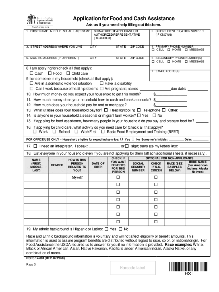 Il#li*, Ic6 &H King County, Washington  Form