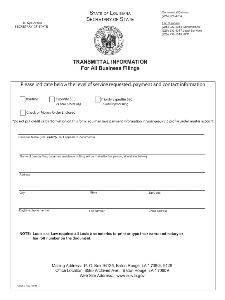 Fillable Online Environmental Rule AdoptionAmendment Form