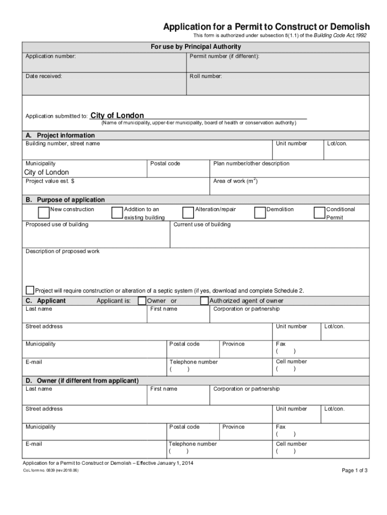 NEW Permit Application Dec 10 2pg DOC  Form