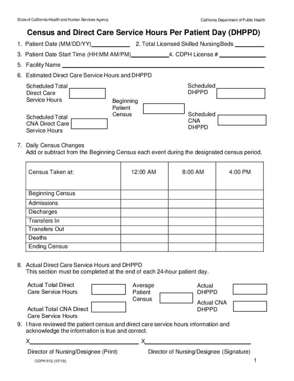 Cdph  Form