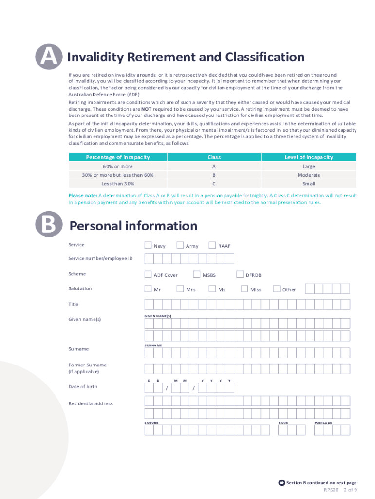 Reconsideration Personal Retired Military Member Reconsideration Personal Retired Military Member  Form