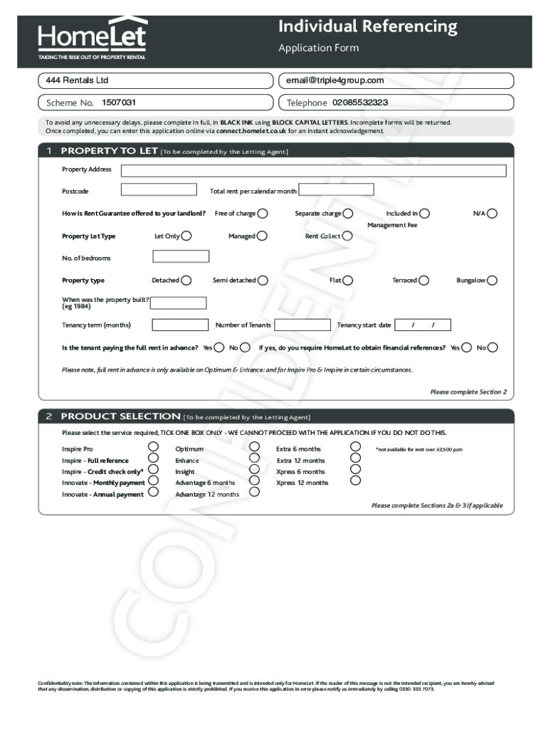 Rental Reference Request Form TemplateJotForm