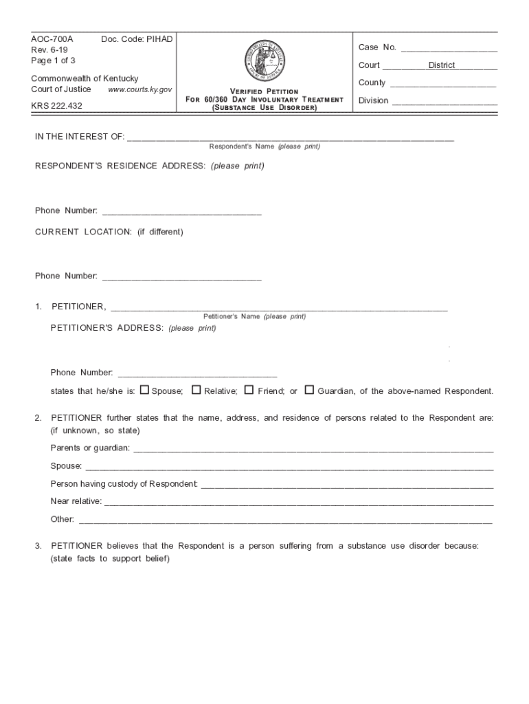 Get and Sign 60 Day Involuntary Latest 2019-2022 Form