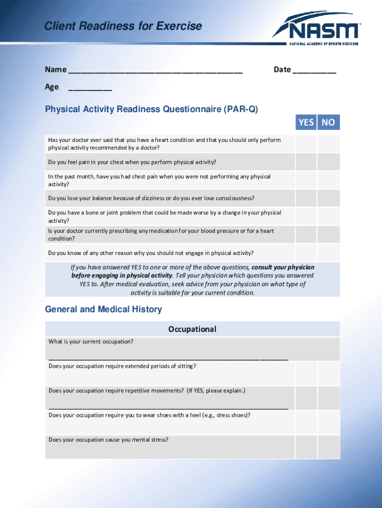 Nasm Par Q Form