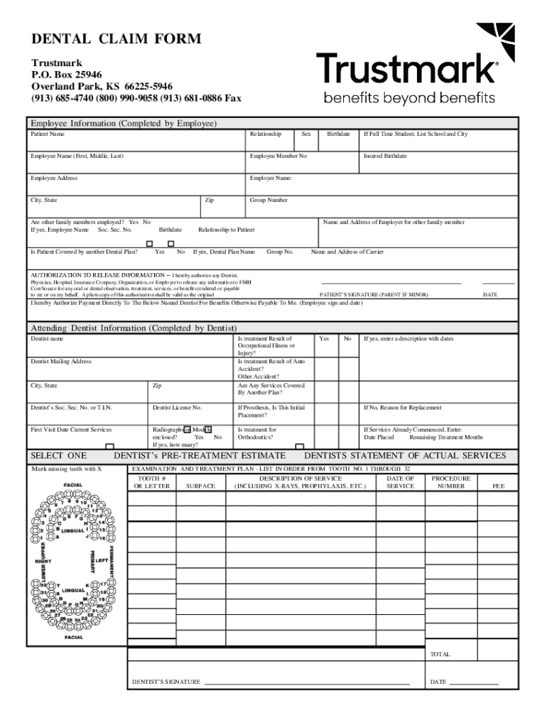 Health Benefits LocationsTrustmarkFile a ClaimTrustmarkDental Claim Form HealthplexClaim Form BCBSKS