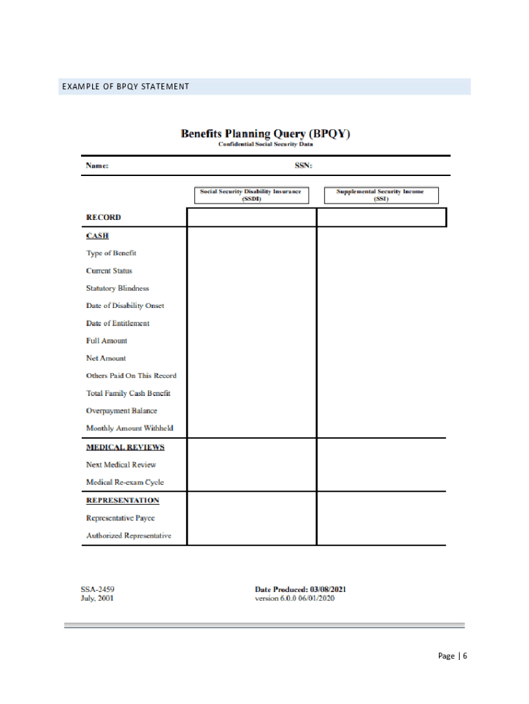 Ssa Bpqy  Form