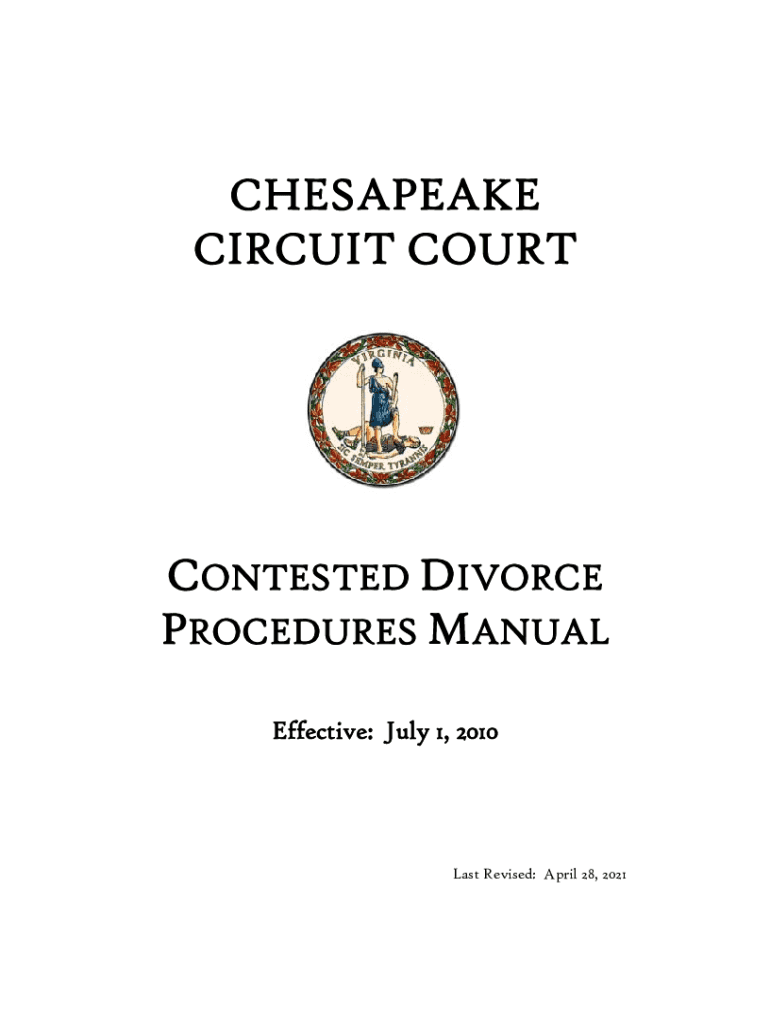 CHESAPEAKE CIRCUIT COURT Readbag  Form