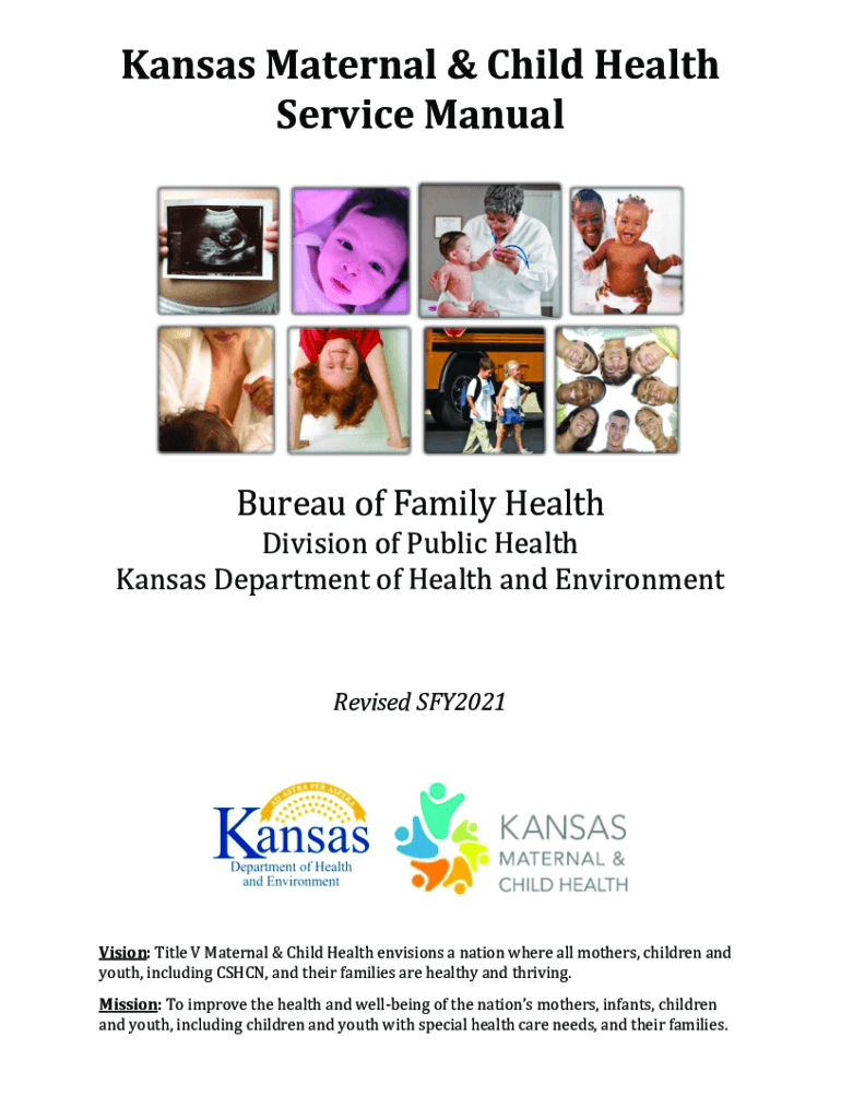  KS Maternal &amp; Child Health Service Manual 2021-2024