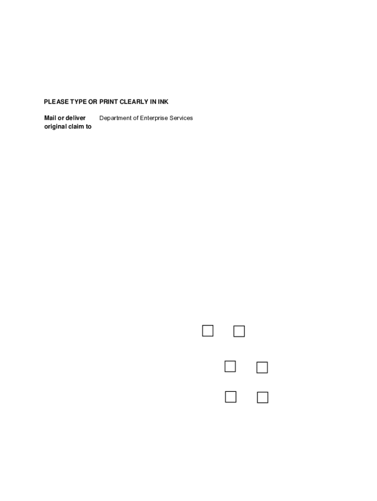  Washington State Tort Claim Form PacketWashington State Tort Claim Form PacketWashington State Tort Claim Form PacketCLAIM for D 2021-2024