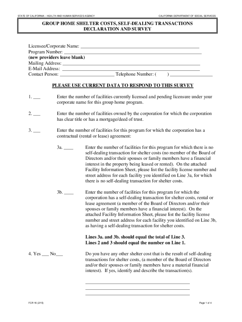 Fillable Form Sr 4 Group Home Program Payroll & Fringe