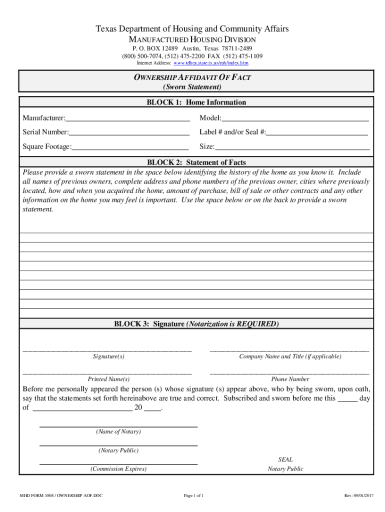 Fillable Online Tdhca State Tx Field Verification  Form