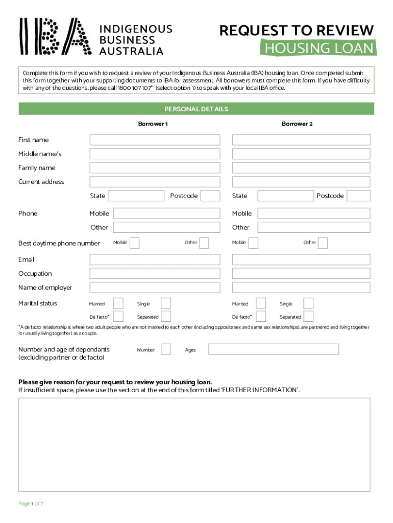 REQUEST to REVIEW  Form