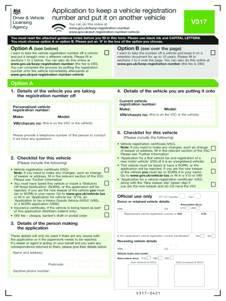  Driver Vehicle Licensing Agency 2021-2024