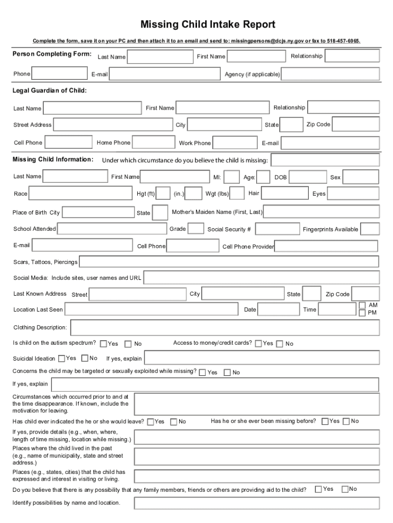 New York Criminal Justice  Form