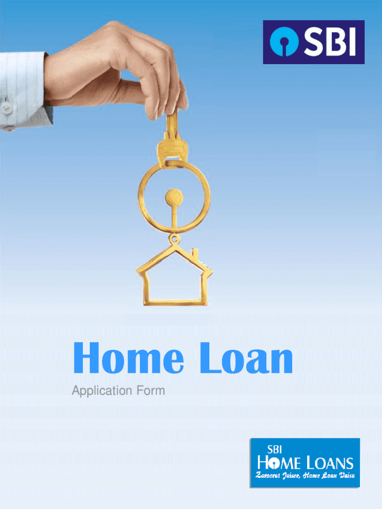 In Sbi Home Loan Application  Form