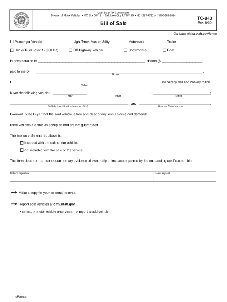  Tc 843 Form 2020-2024