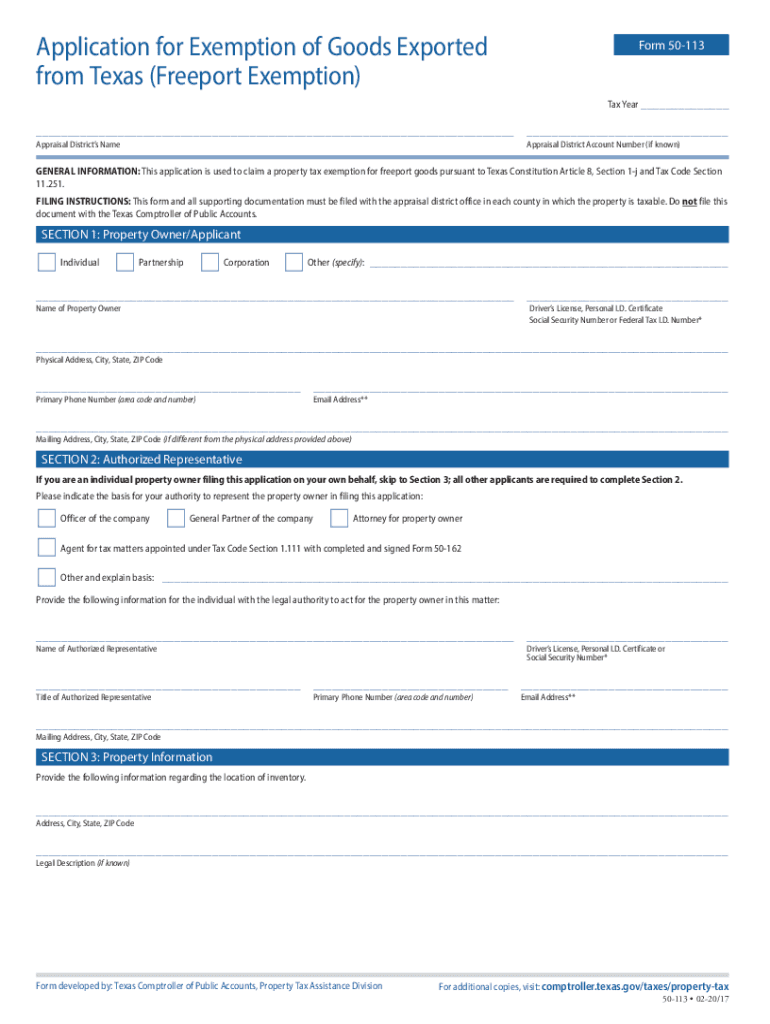 50 113 Port  Form