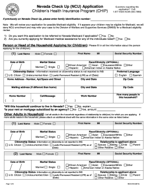 Get and Sign Nevada Check Up 2010-2022 Form