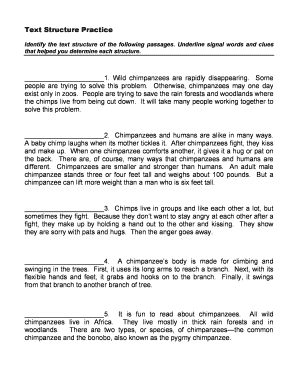 Chimps Text Structure QUiz DOC FORM 10 Q Quarterly Report Filed 082796 for the Period Ending 073196 Pendercountyschools