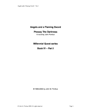 PDF of Angels and a Flaming Sword Part 2 by John Pontius  Form