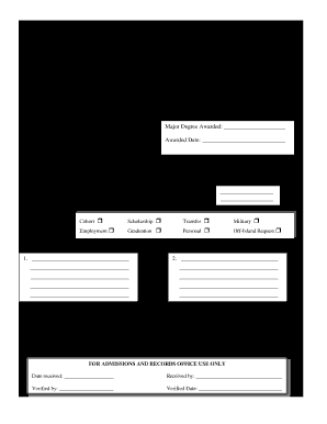 American Samoa Community College Transcript Request  Form