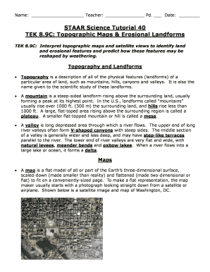 Staar Science Tutorial 40 Answer Key  Form