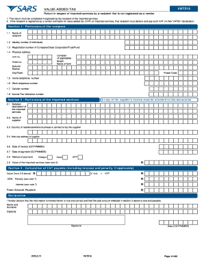 Vat215  Form