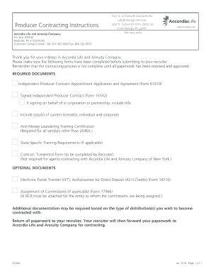 Accordia Life and Annuity Company Forms