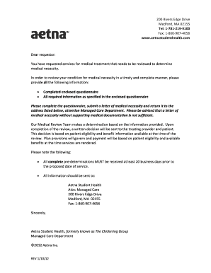 Predetermination Letter for Insurance Template  Form