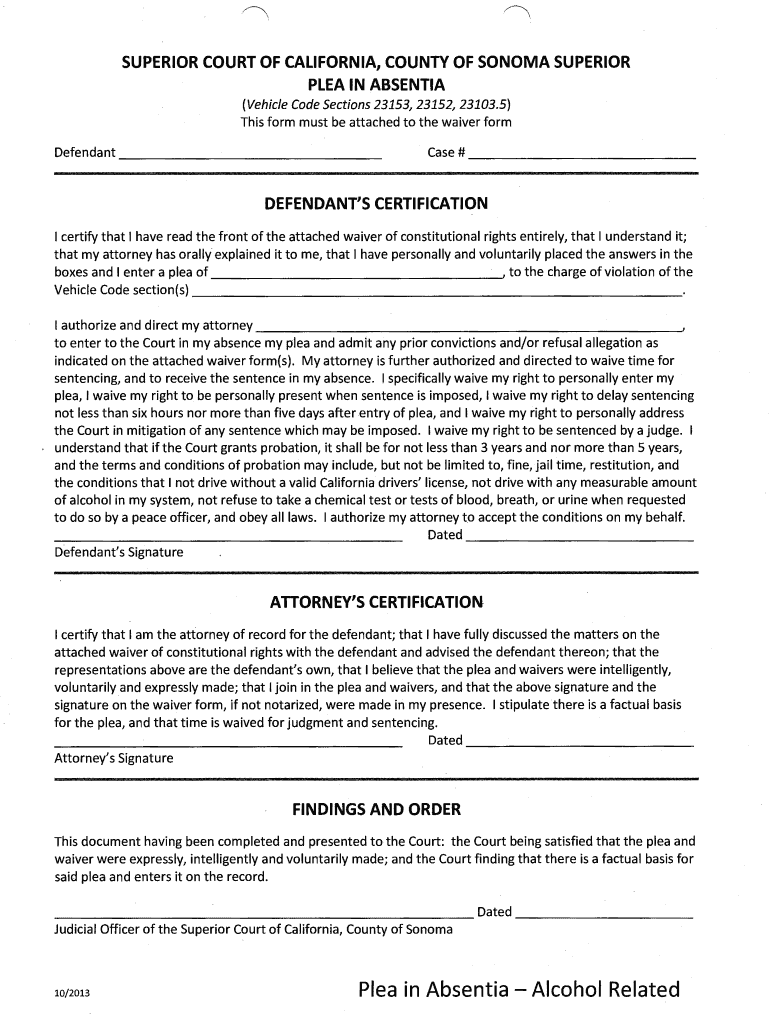  Ca Plea in Abstenia 2013-2024