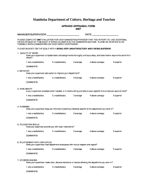 Upward Appraisal Form DOC Lin