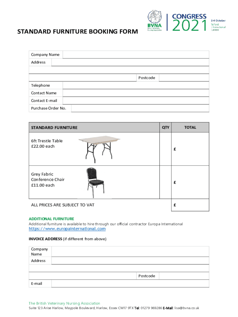 Contact Standard Furniture Customer Service  Form