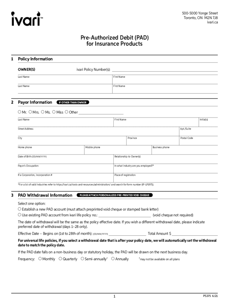 Ivari Form Fill Out and Sign Printable PDF Template
