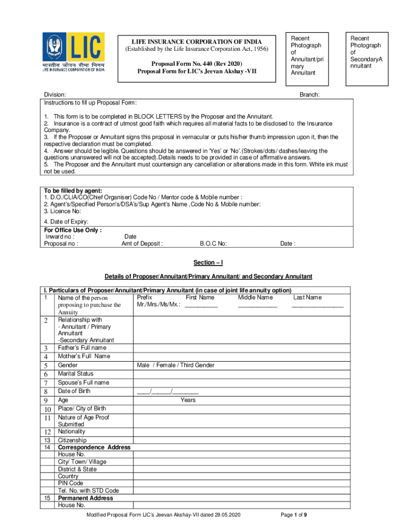  Lic Form No 470 Rev PDF Download Fill Online 2020-2024