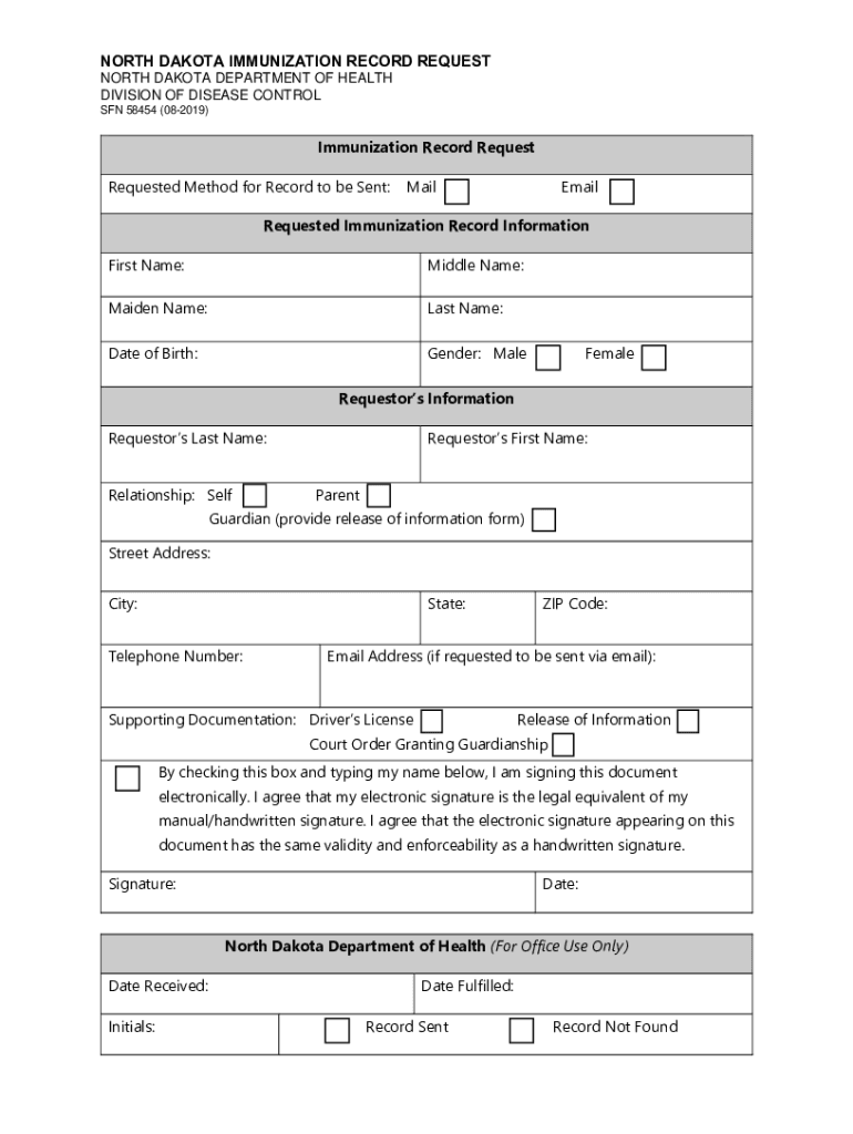  Nd Immunization Record 2019-2024