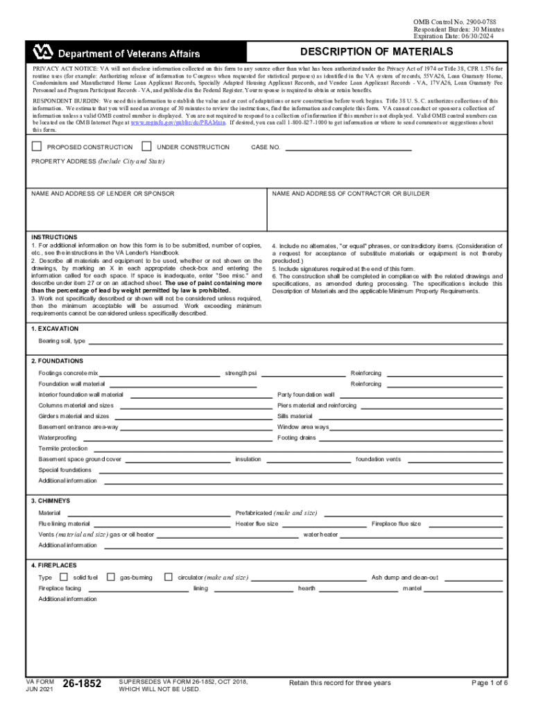  Warranty of Completion of Construction Office of Housing 2021