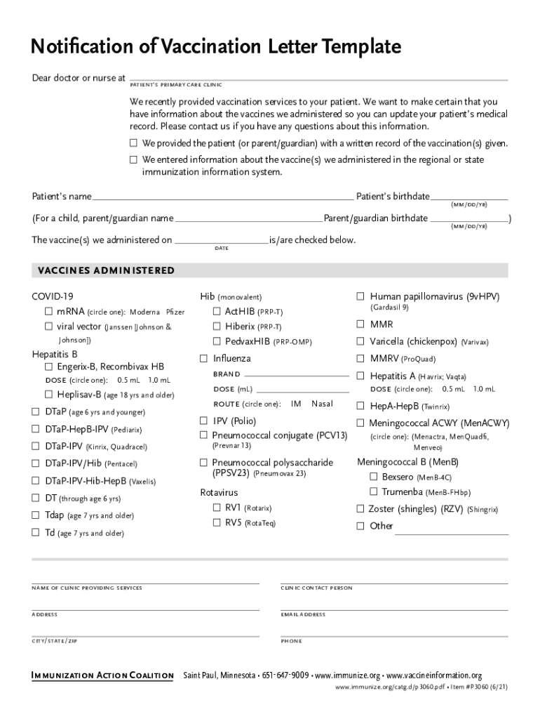 Patients Primary Care Clinic  Form