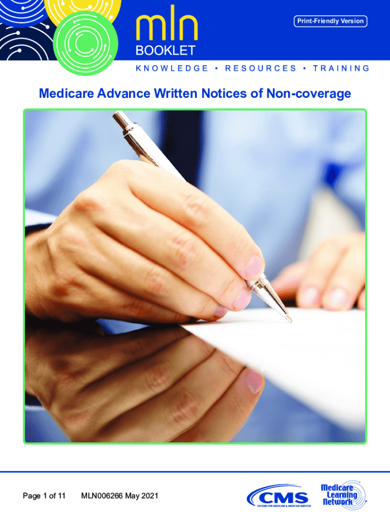  Medicare Advance Written Notices of Non Coverage Medicare Advance Written Notices of Non Coverage 2021-2024