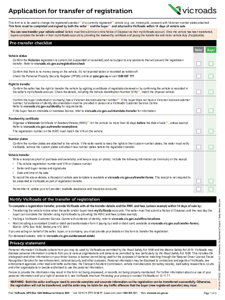  DMV USE OUT of STATE CHANGE ENDORSEMENT ONLY NEW TRANSFER 2021-2024