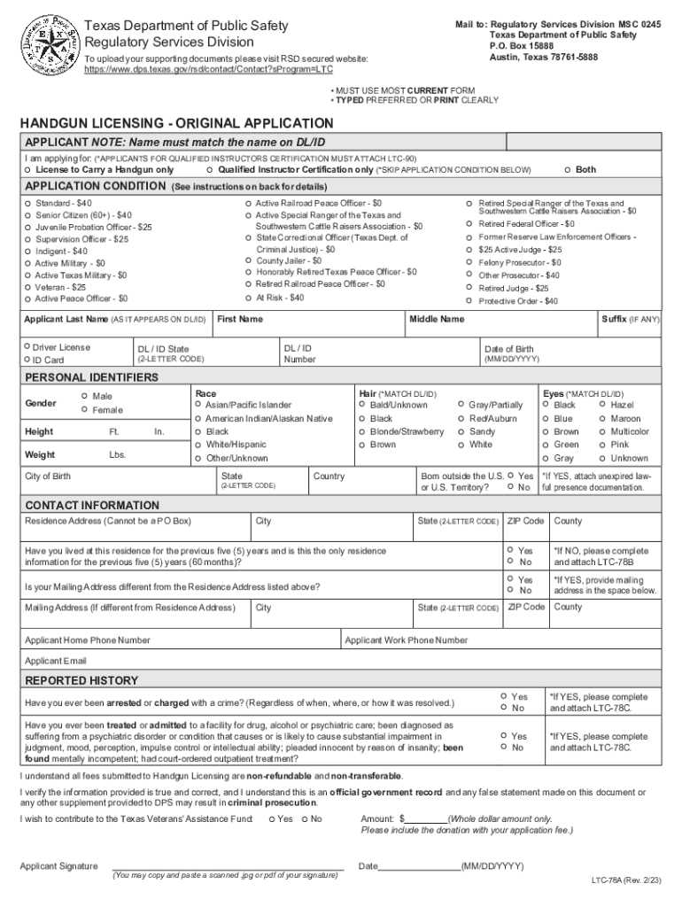  Texas Department of Public Safety Regulatory Servi 2023-2024