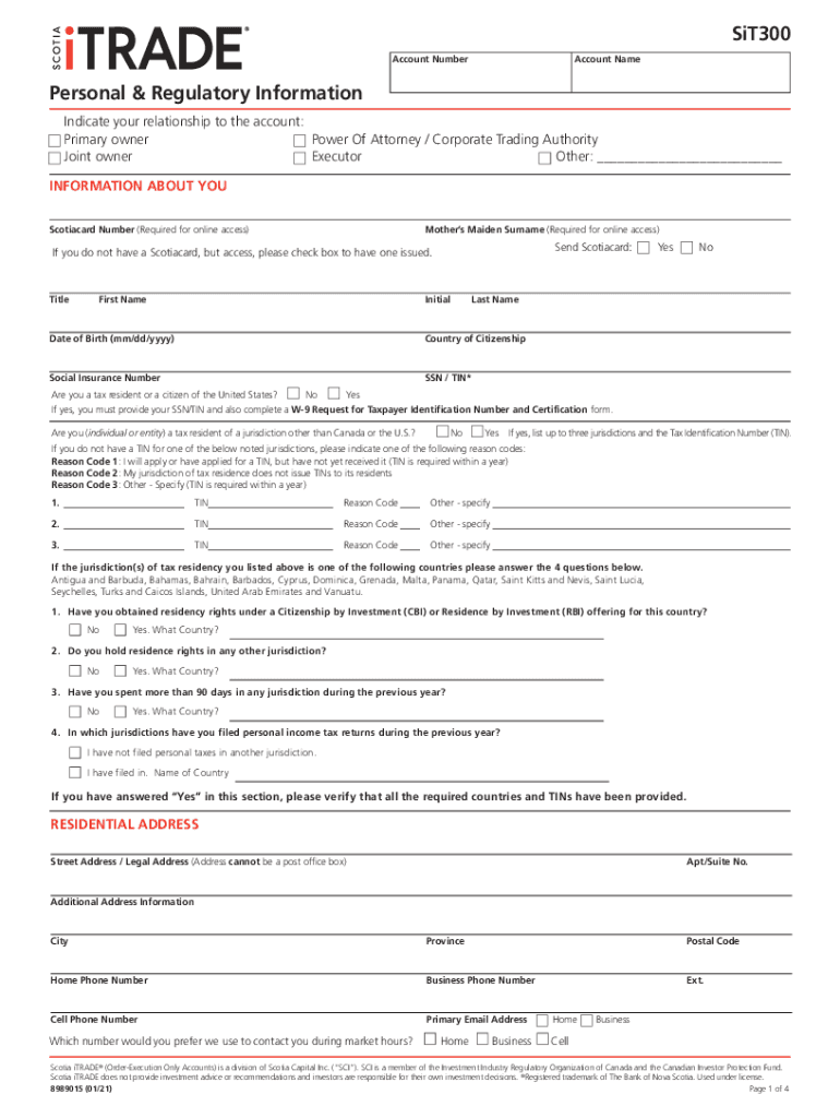 Sit300 Fill Online, Printable, Fillable, BlankpdfFiller Form