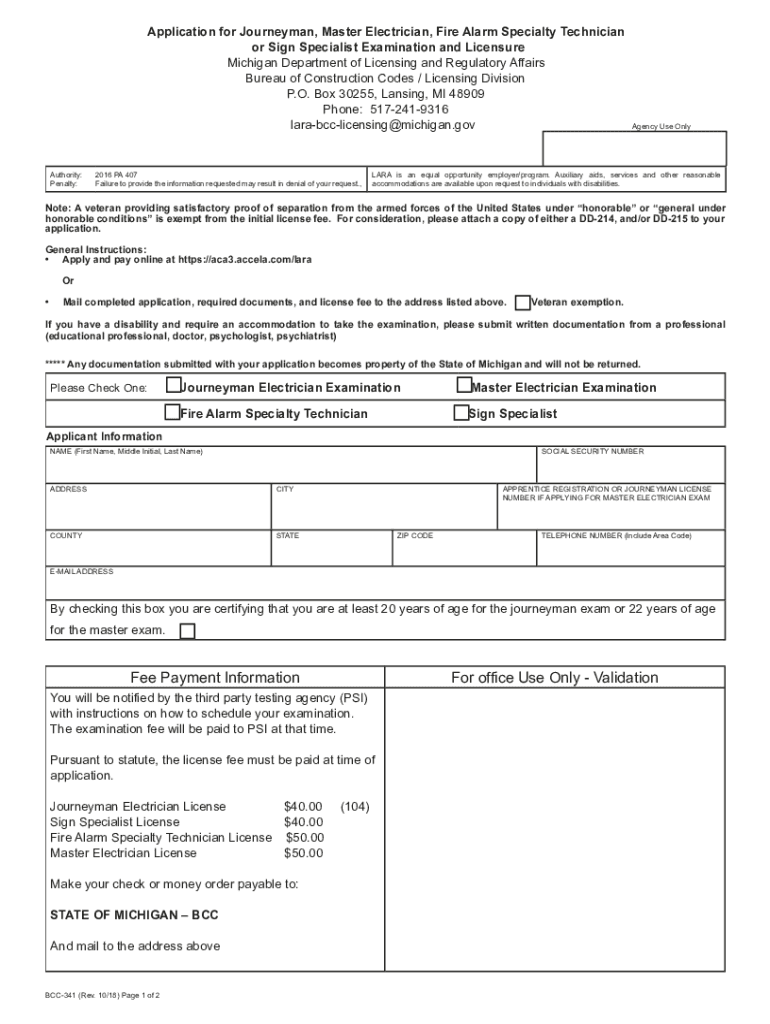 Get and Sign Mi Fire 2018-2022 Form