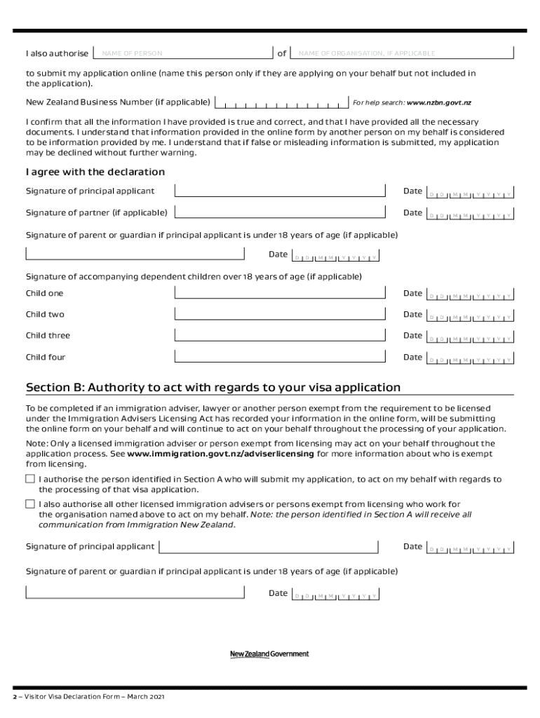 Visitor Visa Travel Gov Department of State  Form