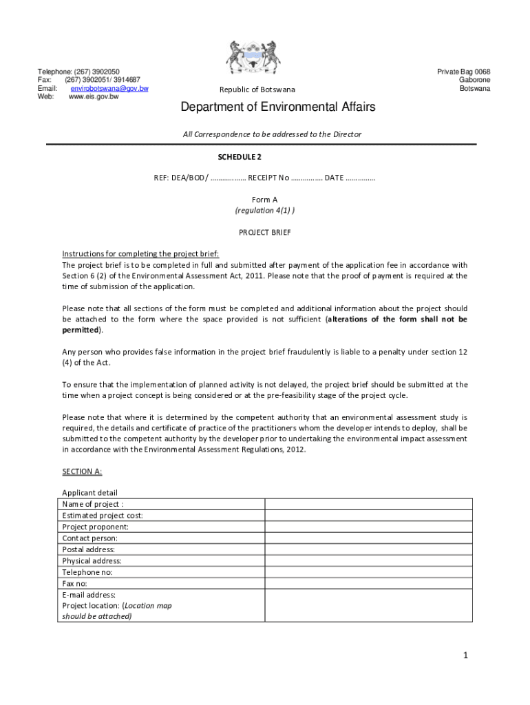 Department of Environmental Affairs Gov  Form