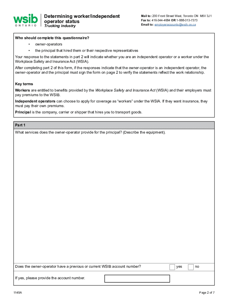 Wsib Election Form