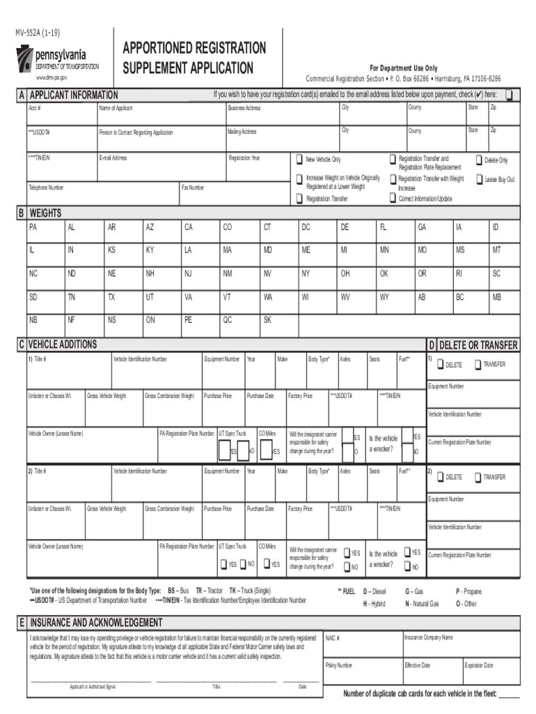 Mv552a Fill and Sign Printable Template OnlineUS  Form